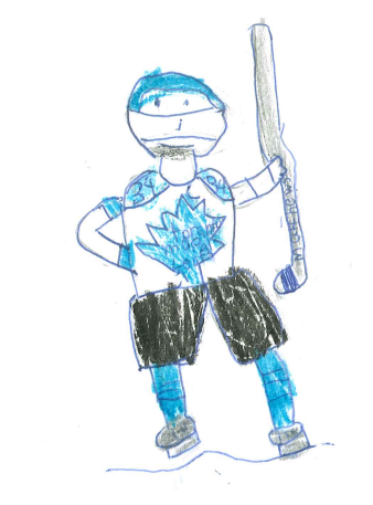 Image caption: Auston Matthews; Hometown: Jenison, MI; Age: 7; Illustrator: Autumn VanSchepen