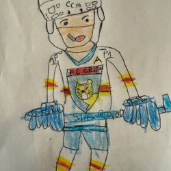 Matthew Tkachuk by Jacob Martino, Age 6, Winthrop, MA