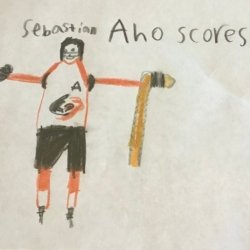 Sebastian Aho Scores! Oliver Sowinski-Souer, age 8