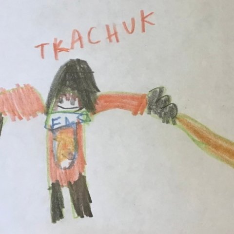 Matthew Tkachuk, by Levi Sowinski-Souer, age 6, West Simsbury, CT