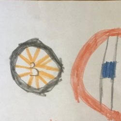 Bruins & Canadiens, by Levi Sowinski-Souer, age 6, West Simsbury, CT