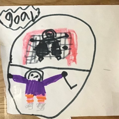 Goal! by Levi Sowinski-Souer, age 6, West Simsbury, CT