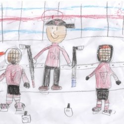 Maddy Coda, “Twin Hockey” , Summit, NJ, 8yo