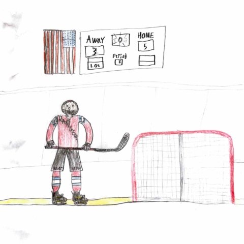 Go Rangers! Vincent, Cincinnati, age 11