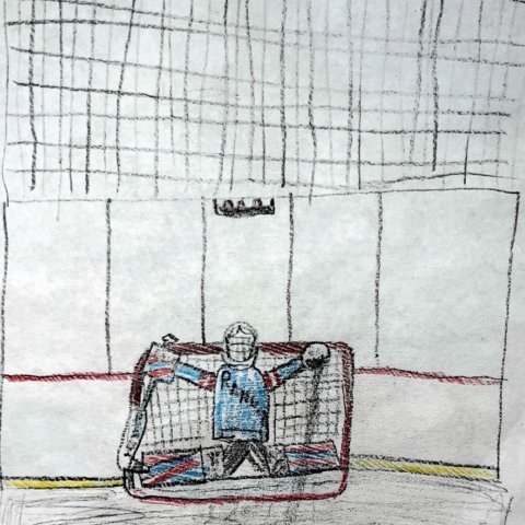 Shesterkin Makes the Save! Vincent, Cincinnati, age 11
