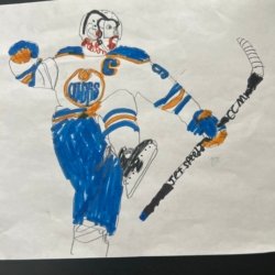“LET’S GO MCDAVID!” Noah Stirling, Hanson MA, age 10
