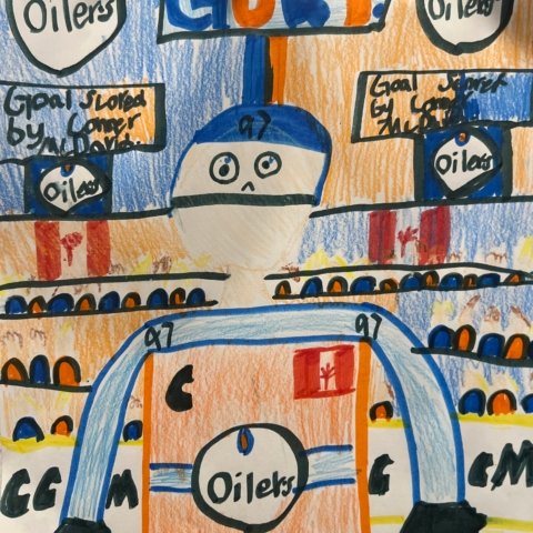 McDavid for the win, Braxton Smith – age 8, Windsor, CO