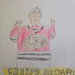 Connor Bedard by Zander A. Age 9, Ankeny, IA