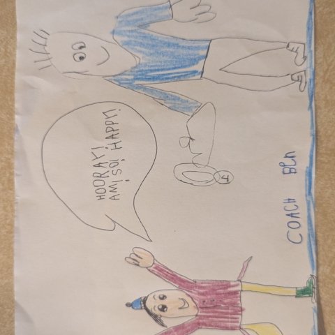 Getting A Medal, Menomonie, WI, Madison, Age 5