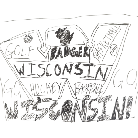 Go Badgers! Tommy Raff, Age 9, Menomonie, Wi