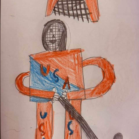 USA hockey by Max, age 6 Niagara Falls, NY