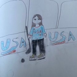 USA Hockey Girl, Middleburgh New York, Age 10 (Robin Berkshire)