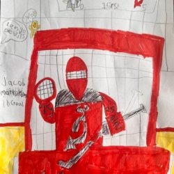 Jacob Markstrom in goal, Patrick R , Colonia, NJ , Age:7