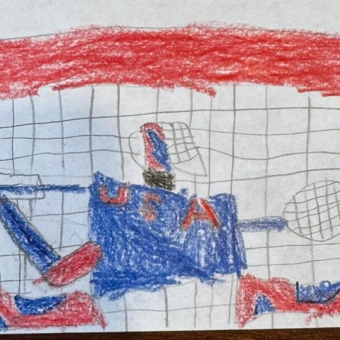 Goalie Stop, Hazlet, NJ, 5yr old.