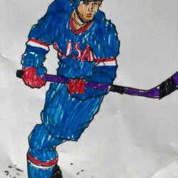 USA Hockey Player, Natick, Mass., 7