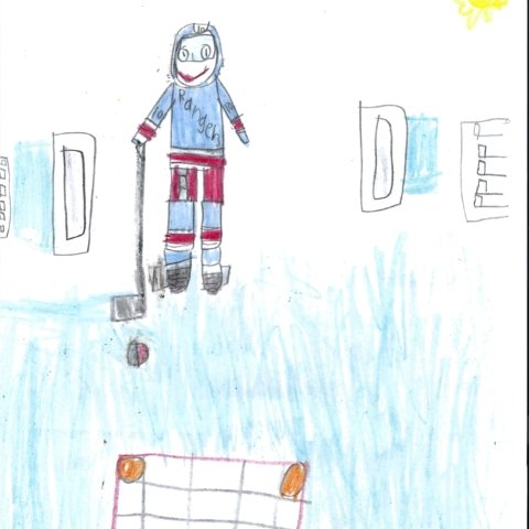 Artemi Panarin playing pond hockey! Pine Beach, NJ. Age 9