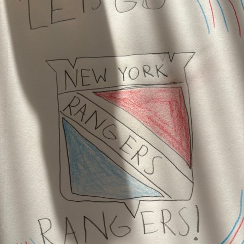 Let’s go Rangers age 9 home town Kings park NY