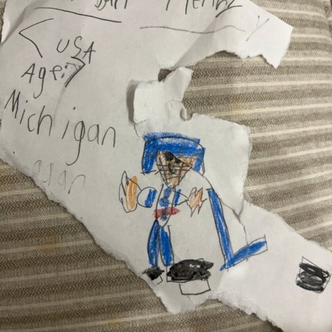 USA Hockey Mt Pleasant MI Logan Age 7