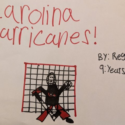 Reggie Jr. Carolina Hurricanes, Fuquay-Varina, NC, 9 Years Old