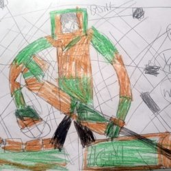 Military Hockey Goalie. Woods Cross, Utah. age 9