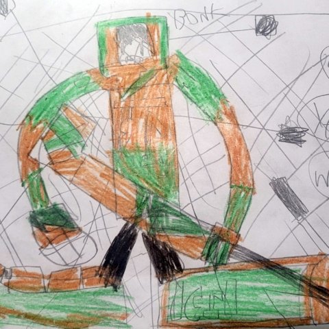 Military Hockey Goalie. Woods Cross, Utah. age 9