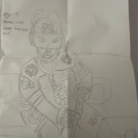 David Pastrňák. Leo Cardillo. Lee, Ma. Age 9