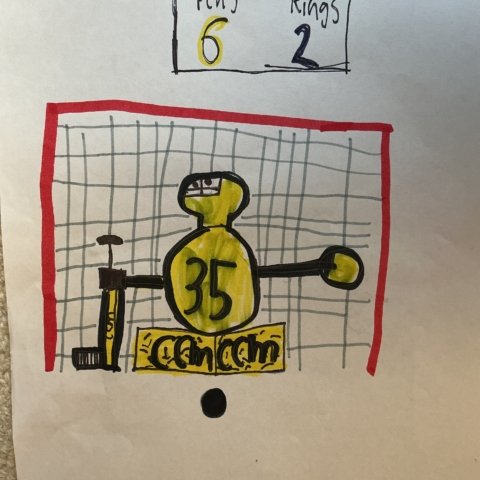 Let’s Go Tristan Jarry! Santa Barbara, CA (By Weston Dailey, age 8)