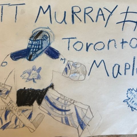 “Matt Murray” by Sky Fialk (8 yrs old, cotati, CA)