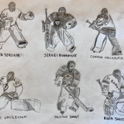 “Goalies” By Bodhi Fialk (10 years old), Cotati, CA