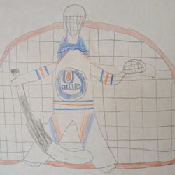 Oiler Goalie, Wilmette IL, Age 6