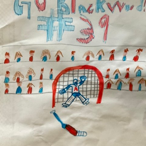 When Blackwoods stick falls he doesn’t stop