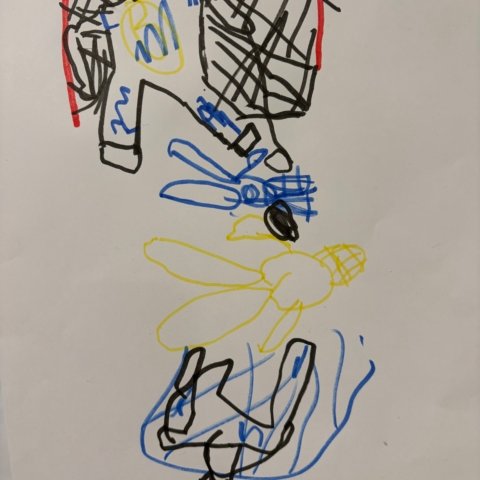 “A Goalie is always ready” Paddy F, Age 4. milton.