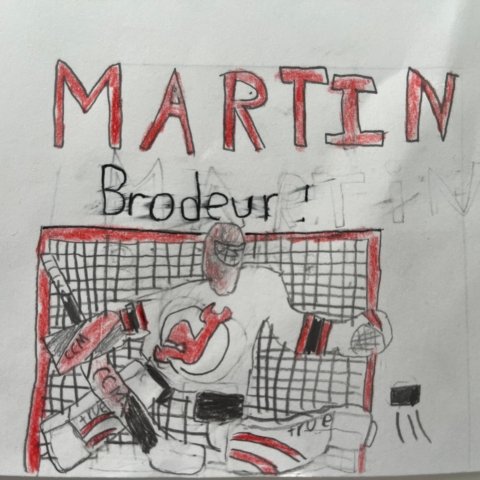 Martin Brodeur, William Shin, Age: 8, San Francisco, C.A.