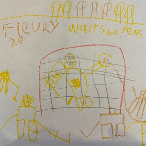 Let’s Go Pens Theo Fludzinski age 6 Pittsburgh, PA