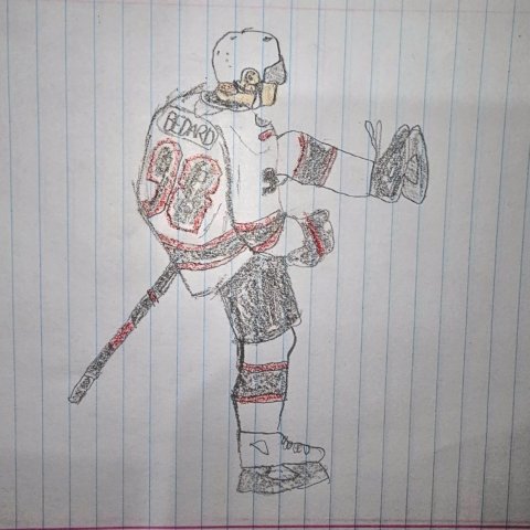 Connor Bedard, by Emmitt Garduño, Odessa, TX, Age 13