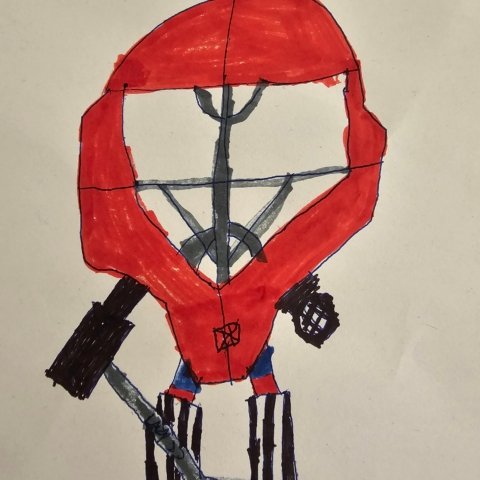 Big headed Goalie, Groton, 8 years old