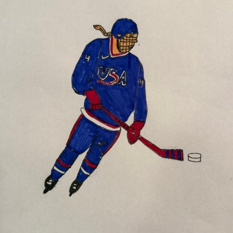 “Angela Ruggiero” by Anna O’Kane, 11, Oyster Bay, NY