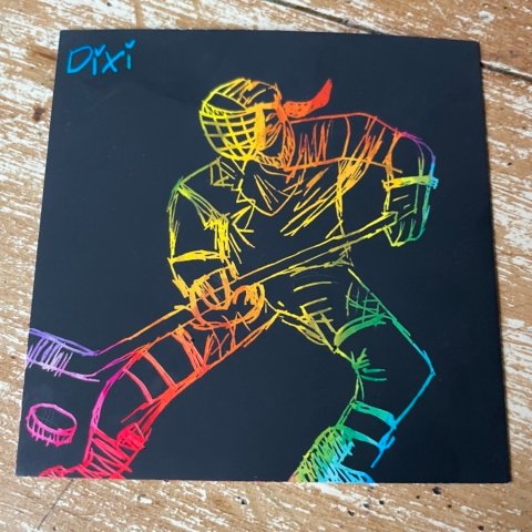 Me playing hockey, Butte Mt, age:13