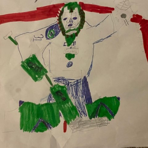 Game winning stop! Khylin Pizarro, Seattle, WA age 8