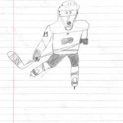 Let’s go, Flyers!! Denver, PA, age 9