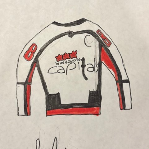 Ovechkin Jersey,Ford Green, age 10, Grand Rapids, MI