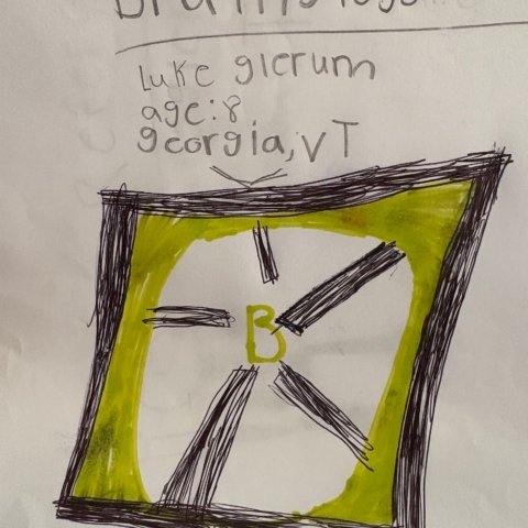 Bruins Logo, Georgia, VT, Age 8
