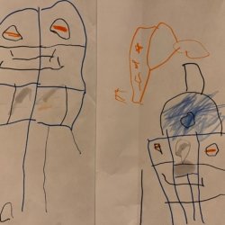 “HOCKEY PLAYERS” Edward, Fairport NY, Age 4