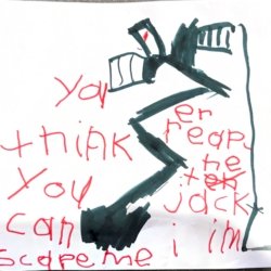 Jack The Reaper About To Score A Goal! Timothy Brown, age 8, Burlington, NC