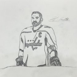 “The Great 8” Alex Ovechkin by Holden Smith Age:13 Olathe, Kansas