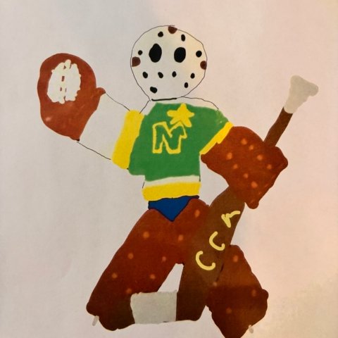 North Stars Goalie. Noah Flynn Age 11 Ft Myers, Fl