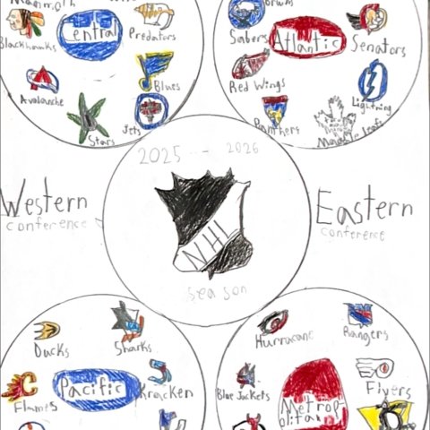 “It’s hockey season!” Brad B. Dumfries VA 9 yrs old