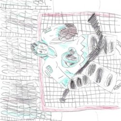 Goalie in Action, Chase M., Age: 7, Hartland, Wisconsin