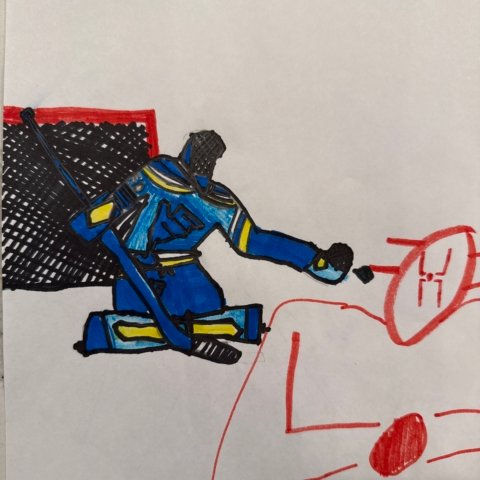 What a save, Easton Curran, Age 6, St Louis, MO
