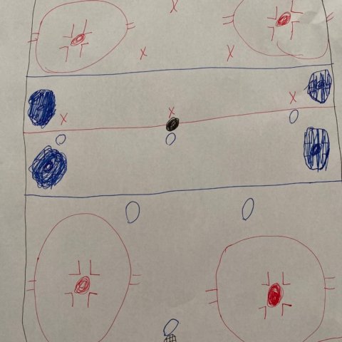 Ice Hockey Rink; Cypress, CA; Age 7